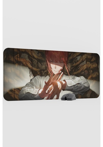Chainsaw Man Anime V5 - 90x40 Xxl Gaming Kauçuk Kaymaz Taban Mouse Pad Fare Altlığı
