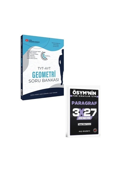 2027 C1cell 2027 Tyt Ayt Geometri Soru Bankası+ Evp Akademi Paragraf
