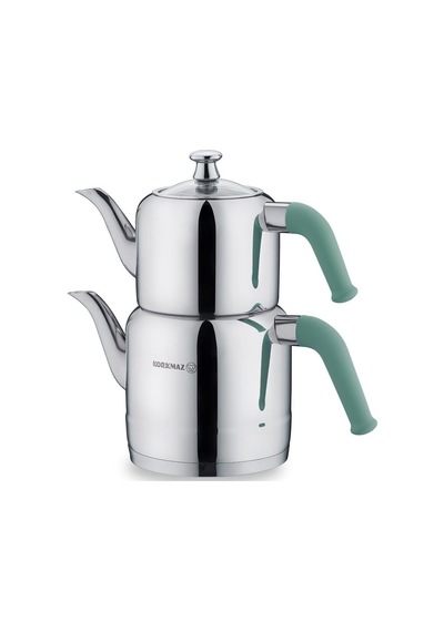 Korkmaz A189-03 Riva Turkuaz Çaydanlık Takımı 1.9 Lt