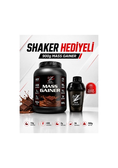 Mass Ganier Chocolate Aromalı + Premium Shaker  Çikolata