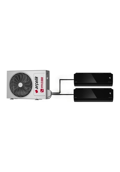 Arçelik Mirror 16000 BTU 1 Dış + 2 İç Ünite (9+12) Duvar Tipi Multi Inverter Klima