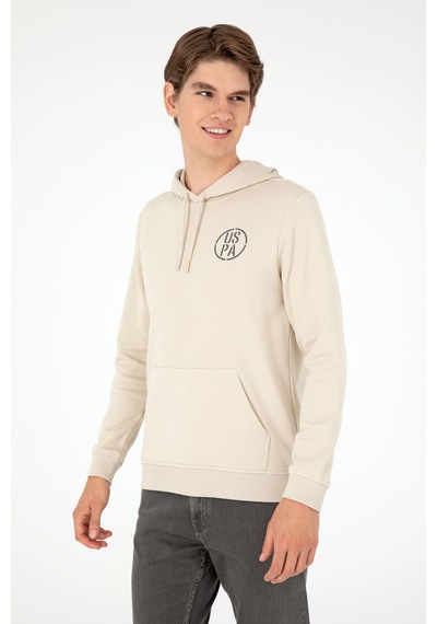 U.s. Polo Assn. Erkek Taş Sweatshirt 50293361-vr049 Taş