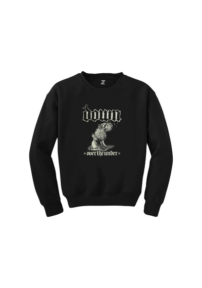 Down iii Over The Under Siyah Sweatshirt Siyah