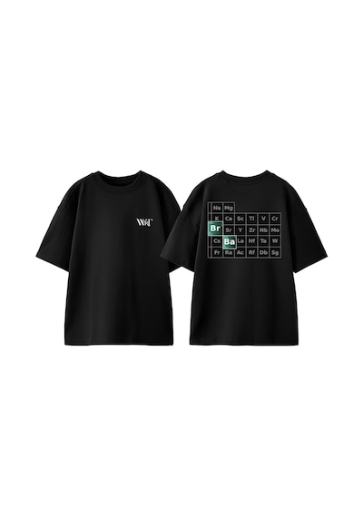 Thewert Breaking Bad Periodic Tasarım Sırt Baskılı Pamuk Siyah Oversize T-shirt Thewert Breaking Bad Periodic Tasarım Sırt Baskılı Pamuk Siyah Oversize T-shirt