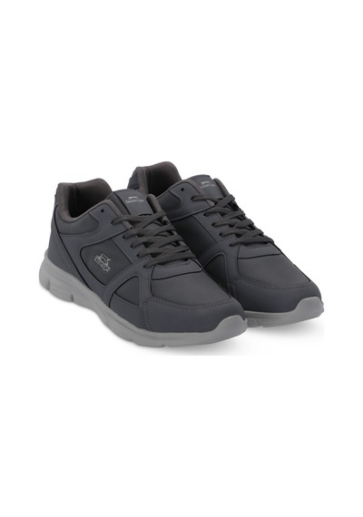 Slazenger Pera Büyük Beden Erkek Koyu Gri Sneaker Koyu Gri