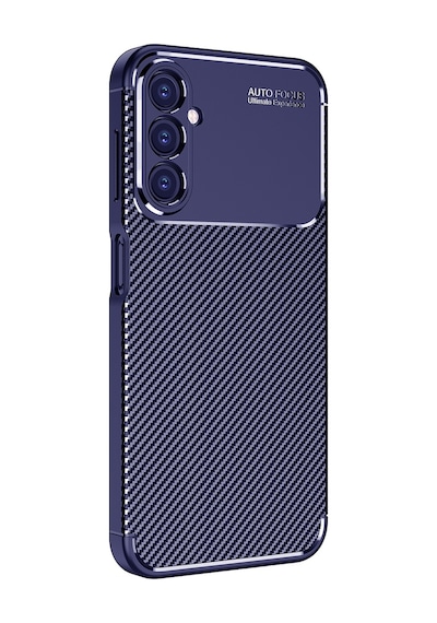 Samsung Galaxy Uyumlu A14 Kılıf Negro Karbon Kamera Korumalı Silikon Lüx