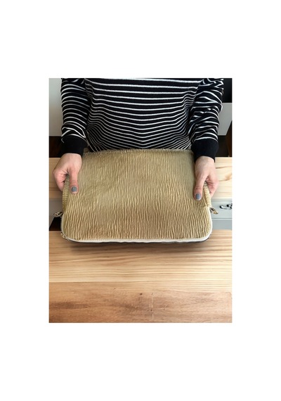 Plush Studıo 13-13.3-14 Inch Peluş Macbook, Laptop Çantası, Bej Toscase Askısız 36x26cm Krem Krem