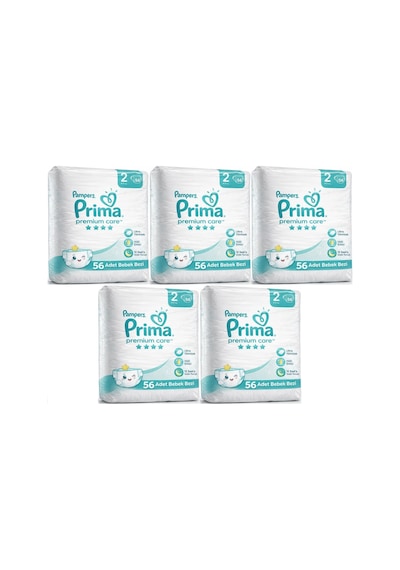 Prima Premium Care Bebek Bezi Beden:2 4-8kg Mini 280 Adet Ekstra 2 Numara