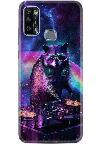 Infinix Hot 10 Play Kılıf Resimli Desenli Silikon Platinium Series Dj 1848