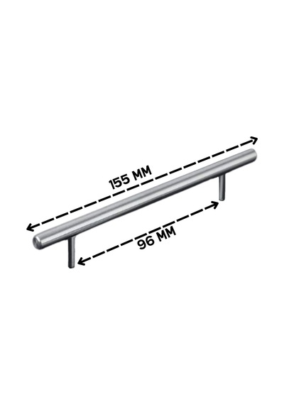 Keijo Inox 96mm Paslanmaz Kulp Mobilya, Dolap Kulpu, Kulp Modeli - Keıjo 96mm Inox