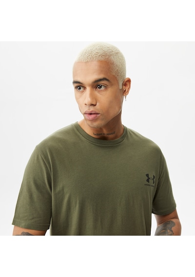 Under Armour Sportstyle Lc Ss Erkek Haki T-shirt 1326799