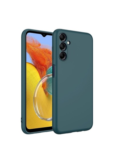 Galaxy M14 Kılıf Zore Mara Lansman Kapak Koyu Yeşil