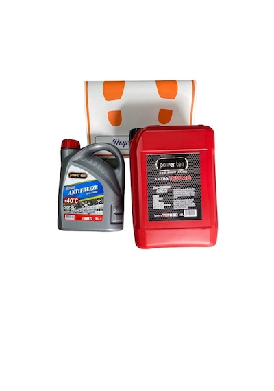 Power Ten 10w40 Motor Yağı 10 Litre + Kırmızı Antifriz 3 Litre