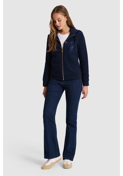 U.s. Polo Assn. Kadın Lacivert Sweatshirt 50321806-vr033