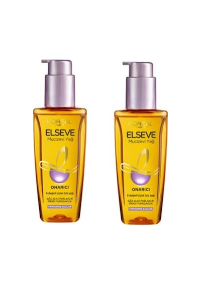L'Oreal Paris Elseve Yıpranmış Saçlar İçin Mucizevi Onarıcı Saç Bakım Yağı 2 x 100 ML