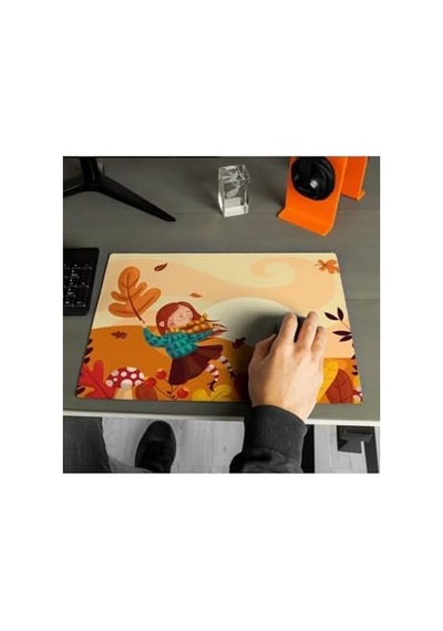 sepeti Arkadaşa  Sonbahar Tasarımlı 40x30 Mousepad Diğer