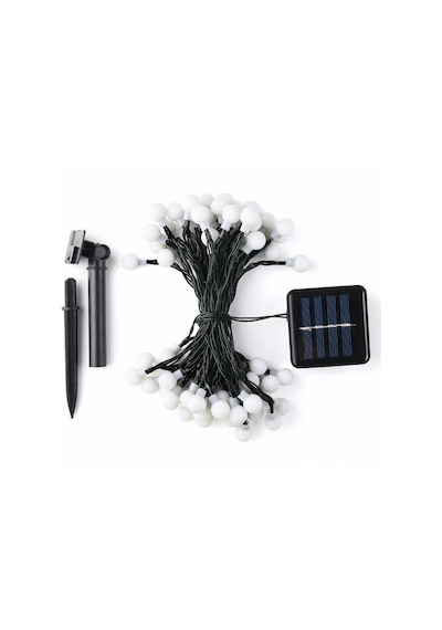 Solar Güneş Enerjili Dış Bahçe Top Aydınlatma 6.5Metre 30 Led Çok R