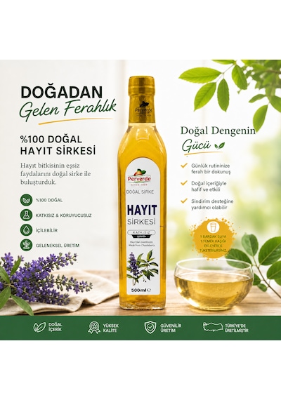 Hayıt Sirkesi 2 Li Set 2 X 500 Ml Cam Şişe