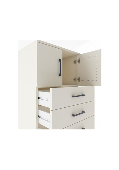 Hyperion Dolap Tek Raflı 8 Çekmeceli 2 Kapaklı 60x44x182 Aytaşı-aytaşı Aytası