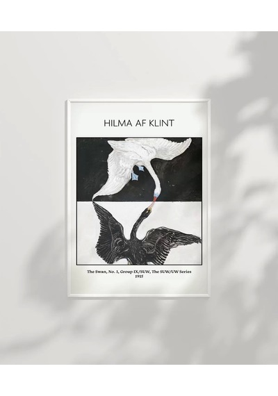 Çerçevesiz Poster Hilma Af Klint Kuğu