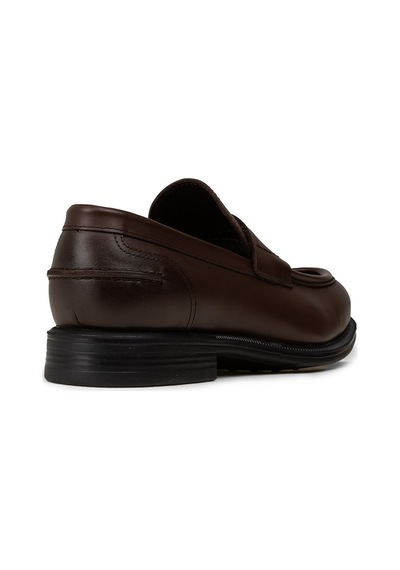 Deery Erkek Kahverengi Hakiki Deri Klasik Loafer - 02025mkhvc01 Kahverengi