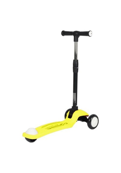 3+ Yaş Pro Scooter Sarı Işıklı 50 Kg Taşıma Kapasiteli Sarı