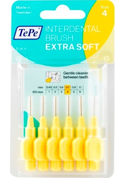 Tepe Extra Soft Arayüz Fırçası 6'lı 0.7 MM
