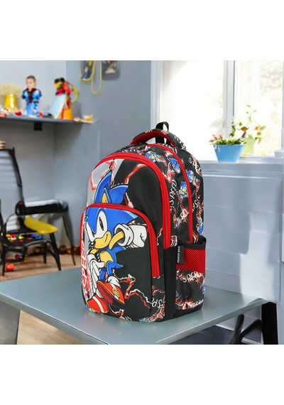 Erkek İlkokul Ortopedik 3'lü Set Kalemlik Beslenme Çanta Model 6