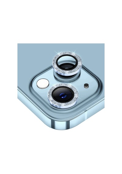 Ally İphone 14-14 Plus Diamond Taş İşlemeli Alüminyum Alaşımlı Kamera Lens Koruyucu- 5775
