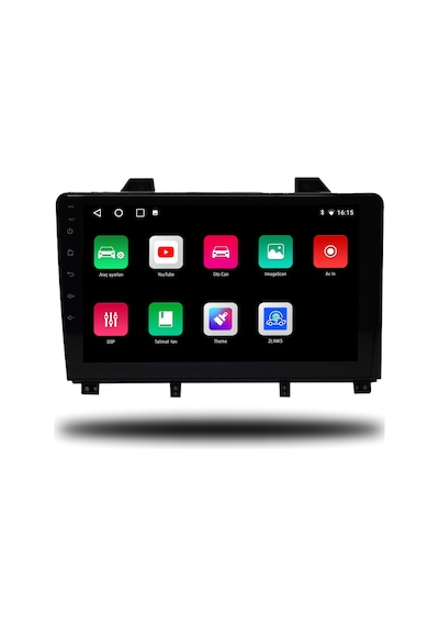 Oskodi Peugeot 3008 Android Carplay Multimedya 2009-2015 Manuel Klima 4gb Ram + 64gb Hafıza