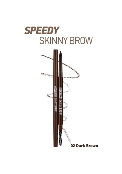 Peripera Speedy Skinny Brow 2 Dark Brown