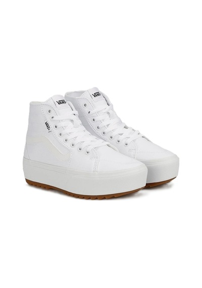 Tommy Hilfiger Filmore Hi Tapered Platform St Kadın Beyaz Spor Ayakkabı - Vn0a5jlg