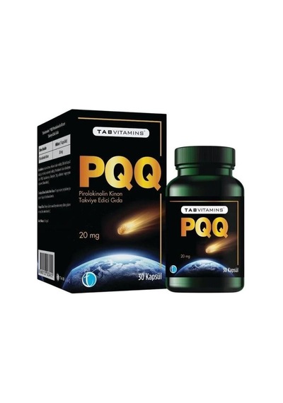 Tab Vitamins Pqq Pirolokinolin Kinon 20 Mg 30 Kapsül