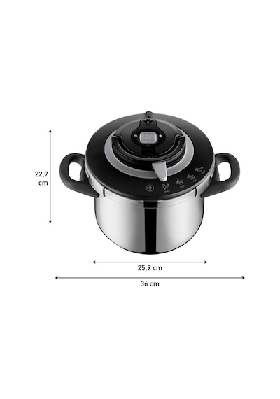 Tefal Clipso+ Chef 6 Lt Düdüklü Tencere Çelik