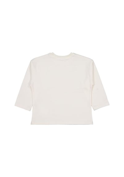 Civil Girls Good Baskılı 6-9 Yaş Sweatshirt Ekru