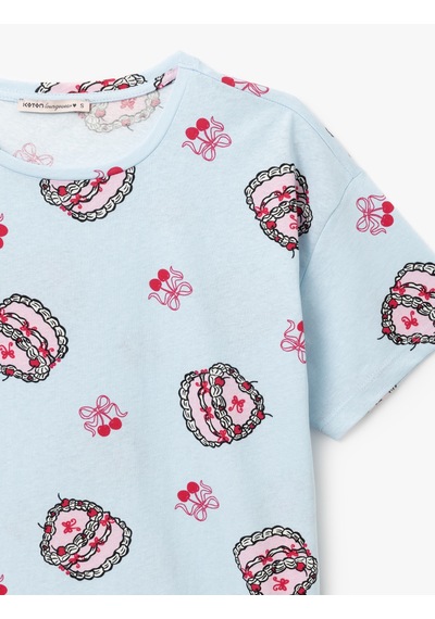 Koton Pamuklu Baskılı Kısa Kollu Kadın Şortlu Pijama Takımı Pembe Desenli 5slk40066mk Pembe Desenli Pembe Koton Pamuklu Baskılı Kısa Kollu Kadın Şortlu Pijama Takımı Pembe Desenli 5slk40066mk Pembe Desenli Pembe