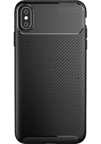 Apple Uyumlu iPhone XS 5.8 Kılıf Karbon Silikon Case