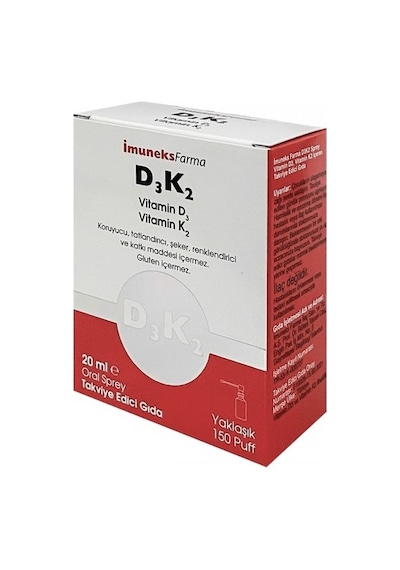 İmuneks Vitamin D3k2 Sprey 20 Ml
