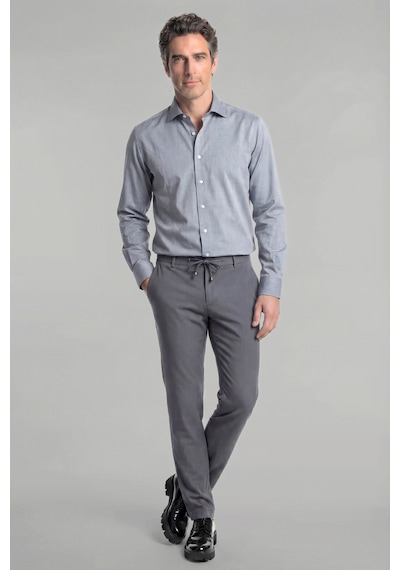 Bisse Erkek Regular Fit Pamuk Cepsiz Gri Gömlek Gmkls1bı224003 D55