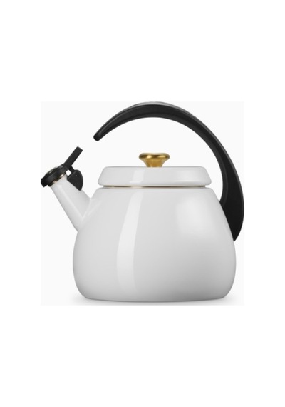 Le Creuset Su Isıtıcısı Çanı 2,1 L, Emaye Karbon Çelik, Şık Ve Dayanıklı Su Isıtıcılar Beyaz 11