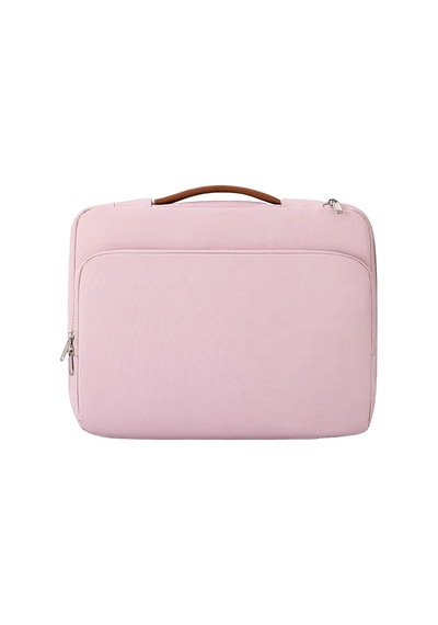 Ecruz Boss-qc6056 14'' Oxford Su Geçirmez Laptop Apple Macbook Uyumlu Tablet Çantası Pembe