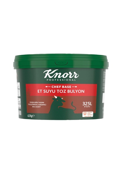 Knorr Chef Base Bulyon 6,5 Kg Et - Profesyonel Mutfaklar İçin Baz Lezzet Tarı