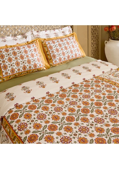 Karaca Home Zahara Çift Kişilik Nevresım Takımı Hardal HARDAL