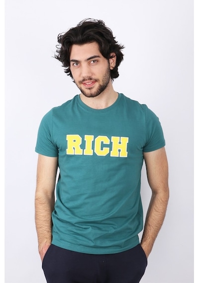 Rich Erkek Nakış Baskılı T-Shirt (485677090)