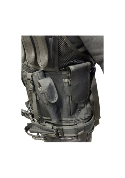 Swat Deluxe Tactıcal Vest Siyah