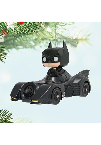 Hallmark Keepsake Noel Süsü 2024, Dc 1989 Batman, Batmobile Funko Pop'unda , Süper Kahraman Hediyeleri