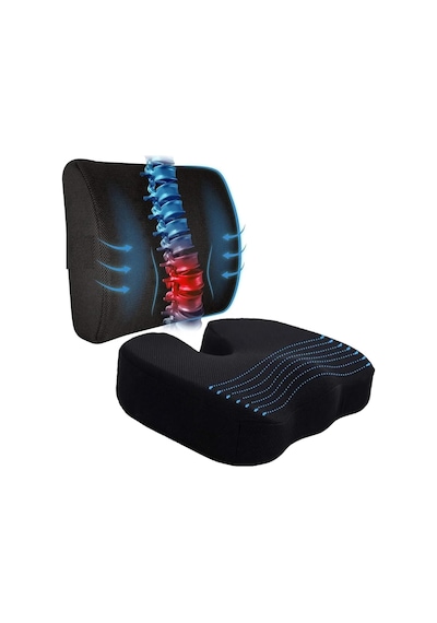 Cocix Oturma Minderi Bel Yastığı Bel Destek Yastığı Ortopedik Visco Yastık Basur Minderi Ofis Minderi Set Çok Renkli Cocix Oturma Minderi Bel Yastığı Bel Destek Yastığı Ortopedik Visco Yastık Basur Minderi Ofis Minderi Set Çok Renkli