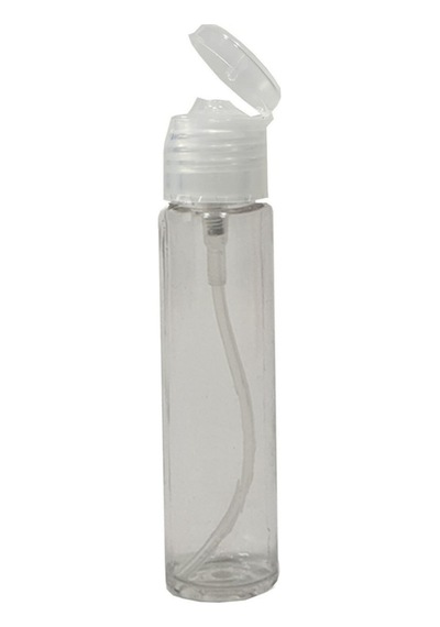 Güvenç Ambalaj Şeffaf Boş Plastik Açmalı Kapaklı Pet Şişe 20 x 30 ML