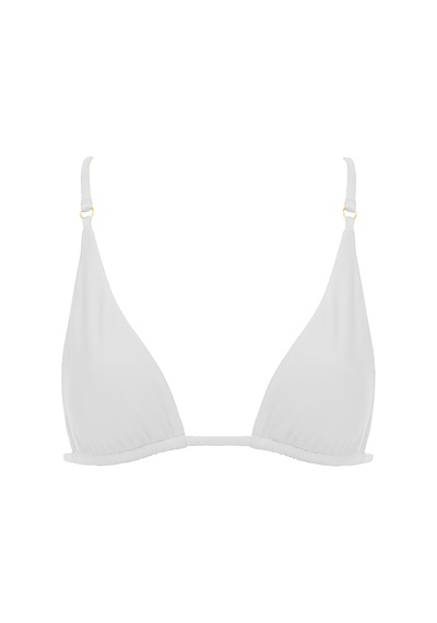 Lea The Label Kadınlar Için Şık Bikini Üstü Beyaz