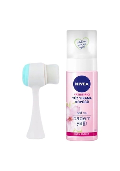 Yüz Yıkama Köpüğü Kuru Ciltler Için 150 Ml + Yüz Temizleme Fırçası